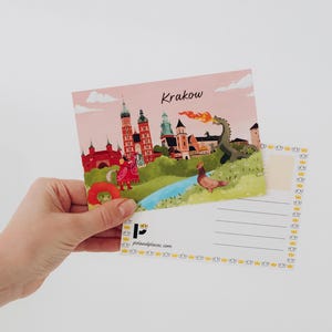 Cartão postal de Cracóvia | Cartão-presente da Polônia