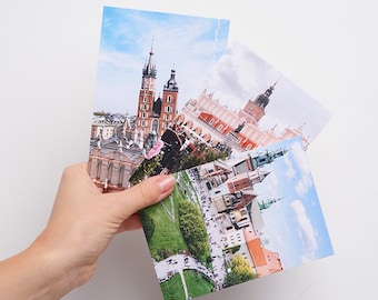 Krakow Photo Postcards - Set of 3 | Souvenirs from Poland