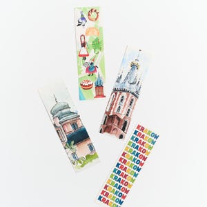 Krakau Lesezeichen - 4er Set | Souvenirs aus Polen