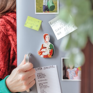 Refrigerator Magnet Lady with an Ermine Leonardo da Vinci Krakow Museum image 2