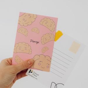 Pierogi Postkarte | Süße Geschenkkarte | Souvenir aus Polen