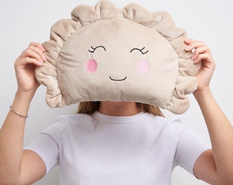 Pierogi Pillow | Plush Dumpling | Gift from Poland