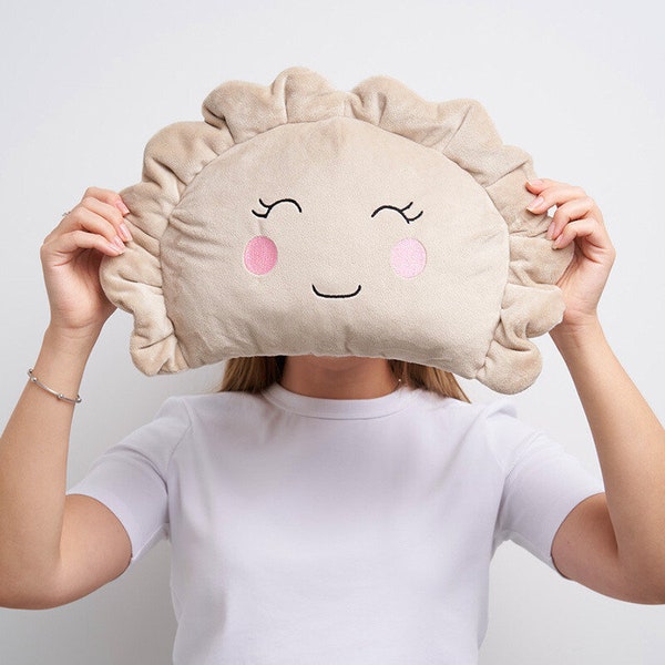 Pierogi Pillow | Plush Dumpling | Gift from Poland