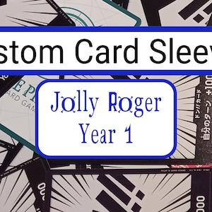 Pochettes non officielles du jeu de cartes One Piece - Jolly Roger Année 1