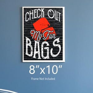 Cornhole Metal Signs