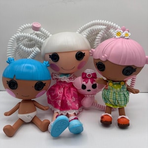 Muñecas Lalaloopsy, muñeca de tamaño real con pelo gracioso, maceta con pétalos y moretones