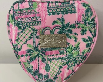 Lilly Pulitzer Zip Case Herz Mandevilla Baby Immer Worth Es Baby Gwp NEU