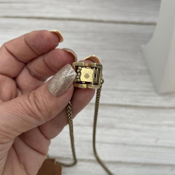 Vintage Signed Crown - Rectangular/triangular bla… - image 6