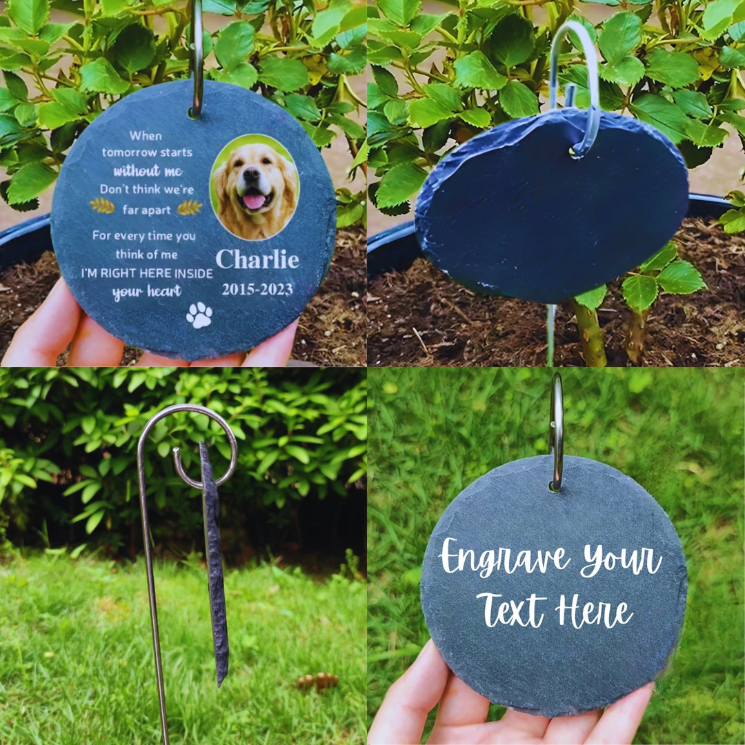 Sympathy Gift For Pet Loss Heart Shaped Pet Memorial Stone With Wind Chimes Garden Memorial For Dogs