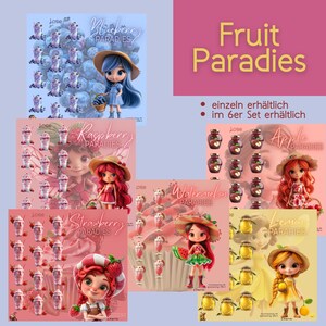 Fruit Paradies / Rubbeln / Lose / Würfel / A6