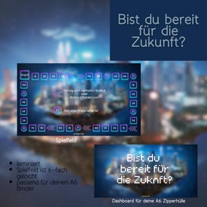 Bist du bereit für die Zukunft / Spiel / Sparen / A6 / Ereigniskarten / Lose