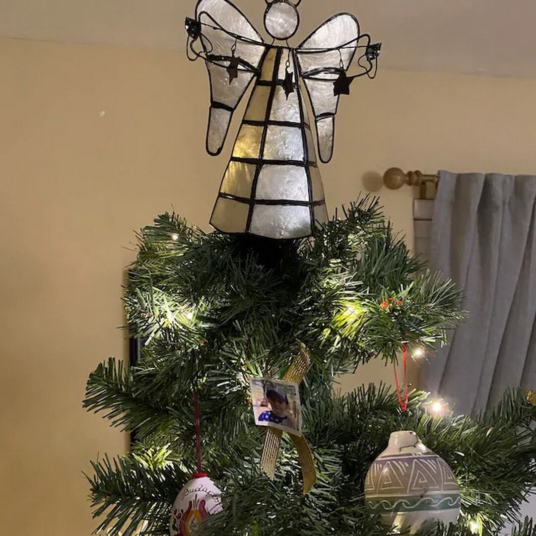Topper for Capiz Shell Angel Tree by Carlosdavidmartinezz Etsy