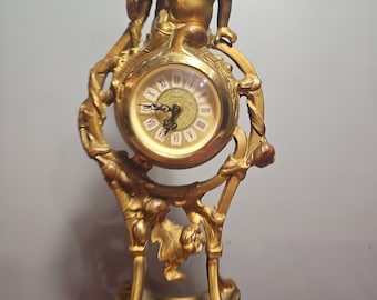 Antique Bronze Mercedes ClockVery beautiful and Rare Mercedes Tabletop Clock