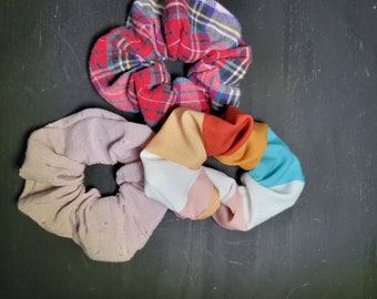 Scrunchies | Upcycled Material | Handmade