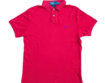 Vintage Ralph Lauren Polo-Shirt | Vintage Designer T-Shirt | Custom Fit | Y2K 00s | Hochwertige Bio-Baumwolle | Aktive Streetwear | Größe L