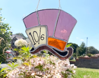 Stained Glass Hanging Panel - P-38 - Alice in Wonderland - Etsy
