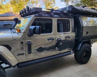 Crocodile Eyes Jeep Side Decal: Alligator Vinyl Sticker for Truck/SUV