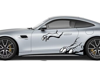 T-Rex Claw Car Decal, TREX Dinosaur Paw Sticker, Rexy Footprint Graphic, Vehicle Door Livery