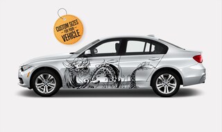 INDIGOS UG JDM - Irish Inside Decal Auto Laptop Window Vinyl