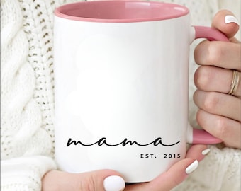 Personalized Mom Mug, New Mom Gift, Pregnancy Announcement Mug, First Mothers Day Gift, Custom Coffee Mug
