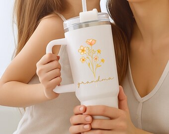 New Grandma Gift, Grandma Tumbler, Grandma Birthday Gift, First Time Grandma Gift,  Gift for Grandma