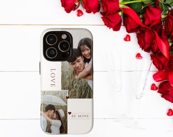 Personalized Collage Phone Case, Custom Photo iPhone Samsung Cover, Gift for Her, Couple Memory Case, Best Friend Picture Gift