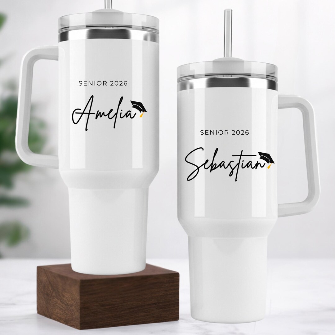 Personalized Senior 2026, Graduation Tumbler, Class of 2026 Gift, 2026 ...