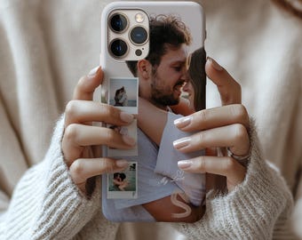Custom Collage Phone Case, Personalized Photo Case for iPhone Samsung, Gift for Her, Couple Phone Cover, Best Friend Gift Idea