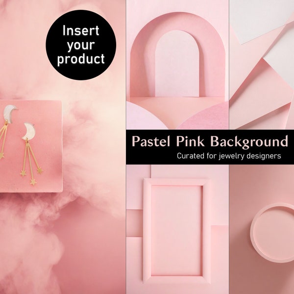 Pink Photography Background, Product picture background, Digital background for photoshop, For jewelry designers, for jewelry sellers