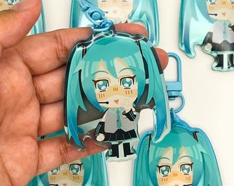 Hatsune Miku Epoxy Anhänger