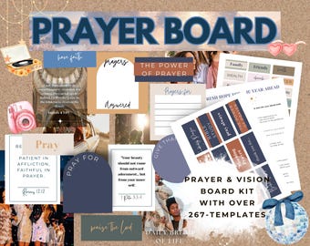 New Year Prayer Board Kit: Scripture & Reflection Cards (PDF Download)