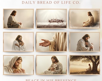 Jesus Frame TV Art: christelijke digitale screensaver (digitale download)