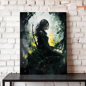 The Mocking Jay Digital Poster Fantasy Novel Wall Art Print Fan Art Young Adult 8x10 12x16 16x20