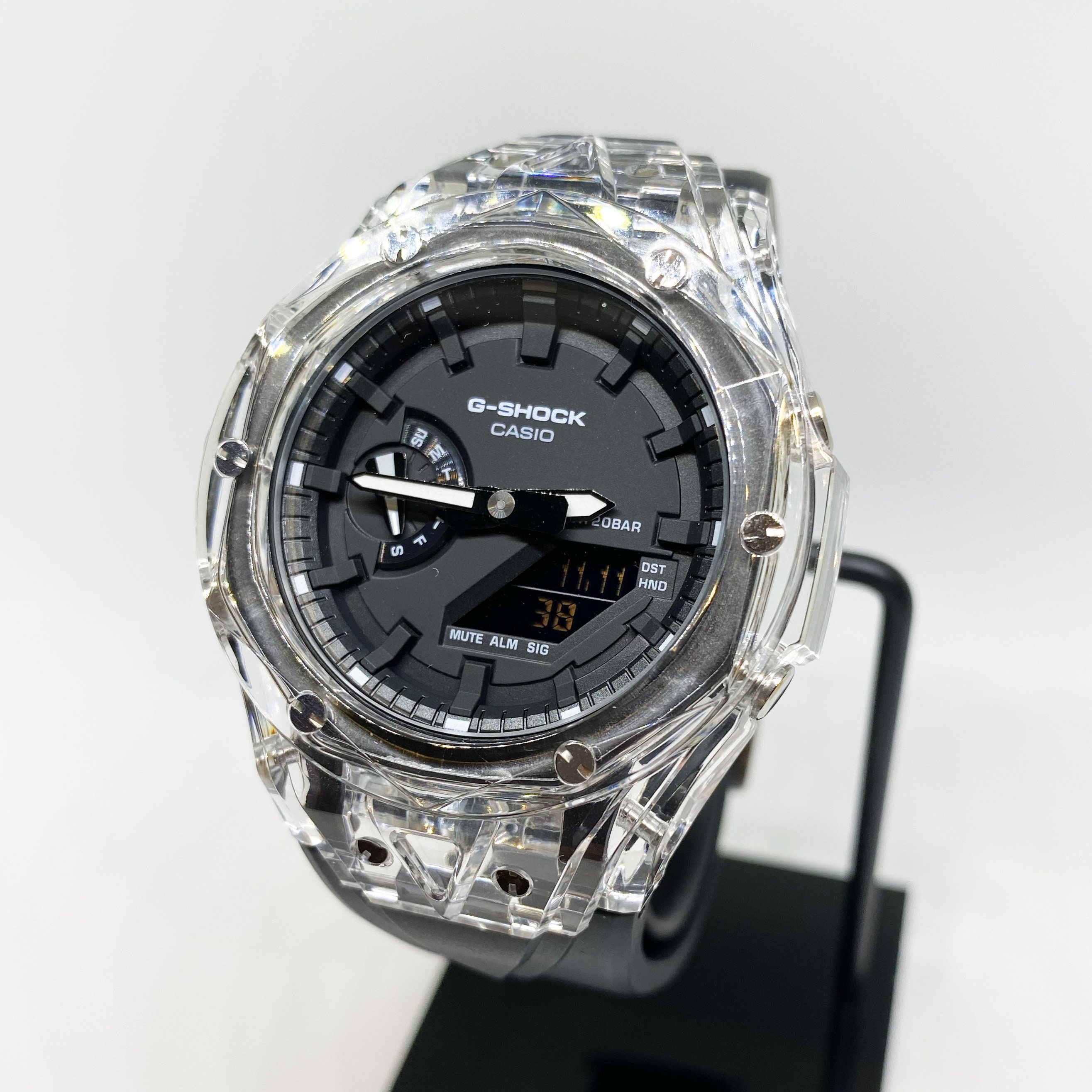 Custom Casio G-shock GA-2100SKE-7AER Glacier - Etsy