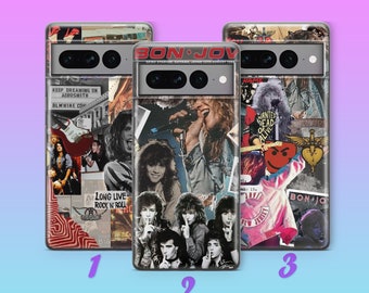 Jon Bon Jovi Phone Case Cover For Google Pixel 6 7 8 8A 9 9A 10A 10 Pro XL American Rock Band USA Rock Group Classic Rock n Roll B1