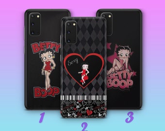 Betty Boop Phone Case Cover For Samsung Galaxy S21 S22 S23 S24 S25 FE S26 Plus Ultra Edge Cartoon Character Beautiful Animated Vintage B2