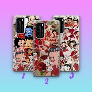 Betty Boop 3 Phone Case Cover For Huawei P9 P10 P20 P30 P40 Lite PRO Plus LG G5 G6 Models Cartoon Character Beautiful Animated Girl Vintage