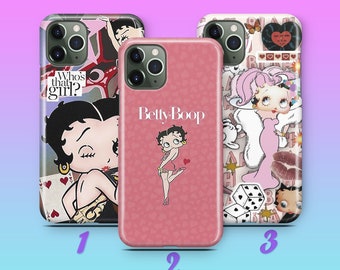 Betty Boop 7 Phone Case For Apple iPhone 11 12 13 14 15 16 17 e Air PRO Plus Mini Max Cartoon Character Beautiful Animated Girl Vintage