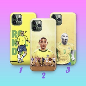 Ronaldo Nazario 1 Phone Case Cover For Apple iPhone 11 12 13 14 15 16 PRO PLuS MiNI MAX Model Football Player Brazilian Soccer Luis de Lima