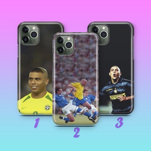 Ronaldo Nazario 3 Phone Case Cover For Apple iPhone 11 12 13 14 15 16 PRO PLuS MiNI MAX Model Football Player Brazilian Soccer Luis de Lima