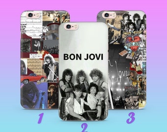 Jon Bon Jovi 4 Phone Case Cover For Apple iPhone 5 SE 2020 2022 6 7 8 X Xs XR MaX PLuS Models American Rock Band USA Rock Roll Group Classic