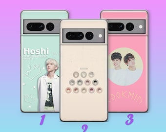 K-Pop 9 Telefoon Case Cover Voor Google Pixel 7 7A 7 Pro 8 Pro Modellen K Pop KPop Koreaanse Pop Muziek Populaire Muziek Boy Band JPop