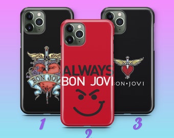Jon Bon Jovi 9 Phone Case Cover For Apple iPhone 11 12 13 14 15 16 PRO PLuS MiNI MAX Models American Rock Band USA Group Classic Rock Roll