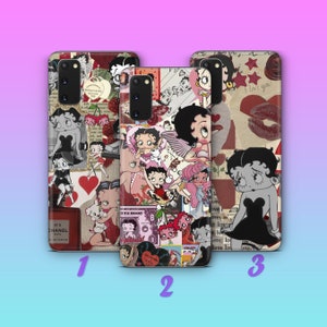 Betty Boop 4 Handytasche Hülle Für Samsung Galaxy S20 S21 S22 S23 S24 FE S25 Plus Ultra Modelle Cartoon Charakter Schöne Animierter Vintage