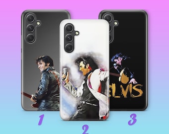 Elvis Presley 9 Phone Case Cover For Samsung A14 A15 A16 A17 A25 A26 A34 A35 A36 A37 A54 A55 A56 A57 A72 A73 + More Models USA Rock Music