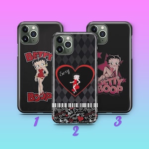 Betty Boop 2 Phone Case Cover For Apple iPhone 11 12 13 14 15 16 PRO PLuS MiNI MAX Model Cartoon Character Beautiful Animated Girl Vintage