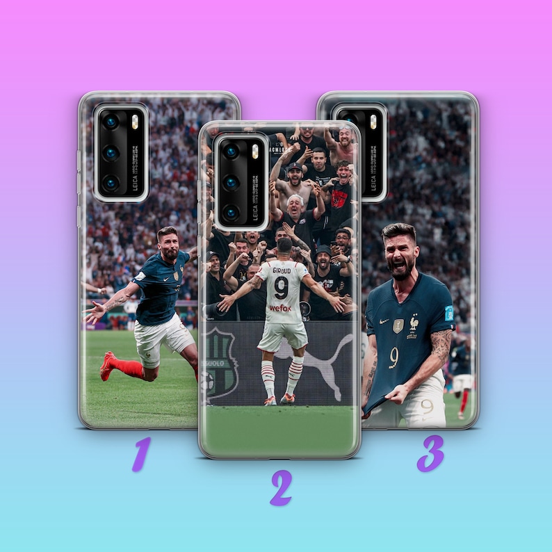 Olivier Giroud 5 housse de téléphone pour huawei P9 P10 P20 P30 P40 Lite PRO Plus LG G5 G6 modèles joueur de football football français Jonathan Giroud image 1