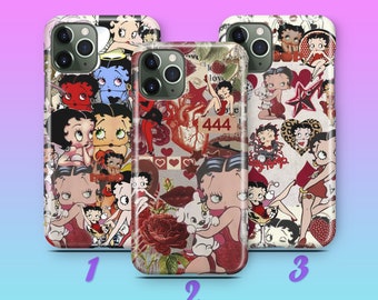Betty Boop 3 Phone Case For Apple iPhone 11 12 13 14 15 16 17 e Air PRO Plus Mini Max Cartoon Character Beautiful Animated Girl Vintage
