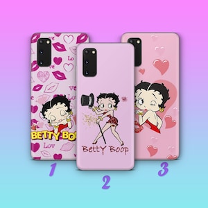 Betty Boop 1 Phone Case Cover For MANY VARIOUS Samsung Galaxy Models Cartoon Character Beautiful Animated Girl Vintage Classic