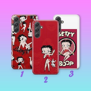 Betty Boop 6 Phone Case Cover For Samsung A13 A14 A15 A16 A25 A26 A33 A34 A35 A36 A53 A54 A55 A56 A72 A73 + More Models Cartoon Character